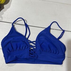 No Boundaries Royal Blue Bikini Top